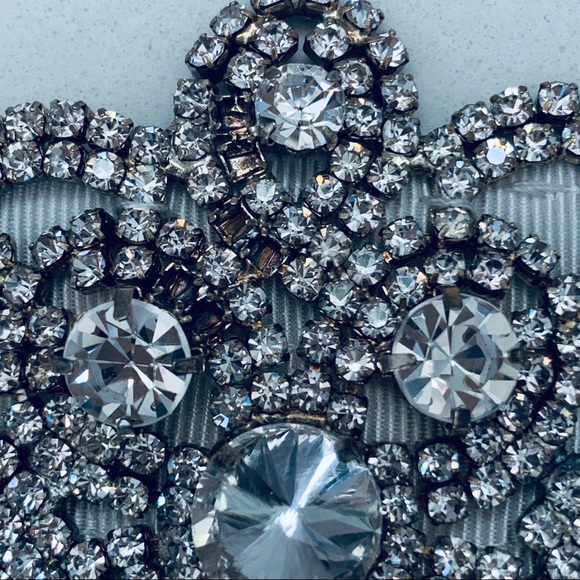 Grosgrain Beaded Bridal Sash Ivory - Picture 7 of 10